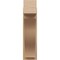 Ekena Millwork 7 1/2-in W x 20-in D x 28-in H Funston Block Rough Cedar Woodgrain TimberThane Outlooker, Primed Tan OUTUR075X20X28FST44RCPR - alternate 5